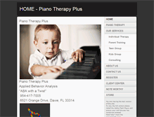Tablet Screenshot of pianotherapyplus.com